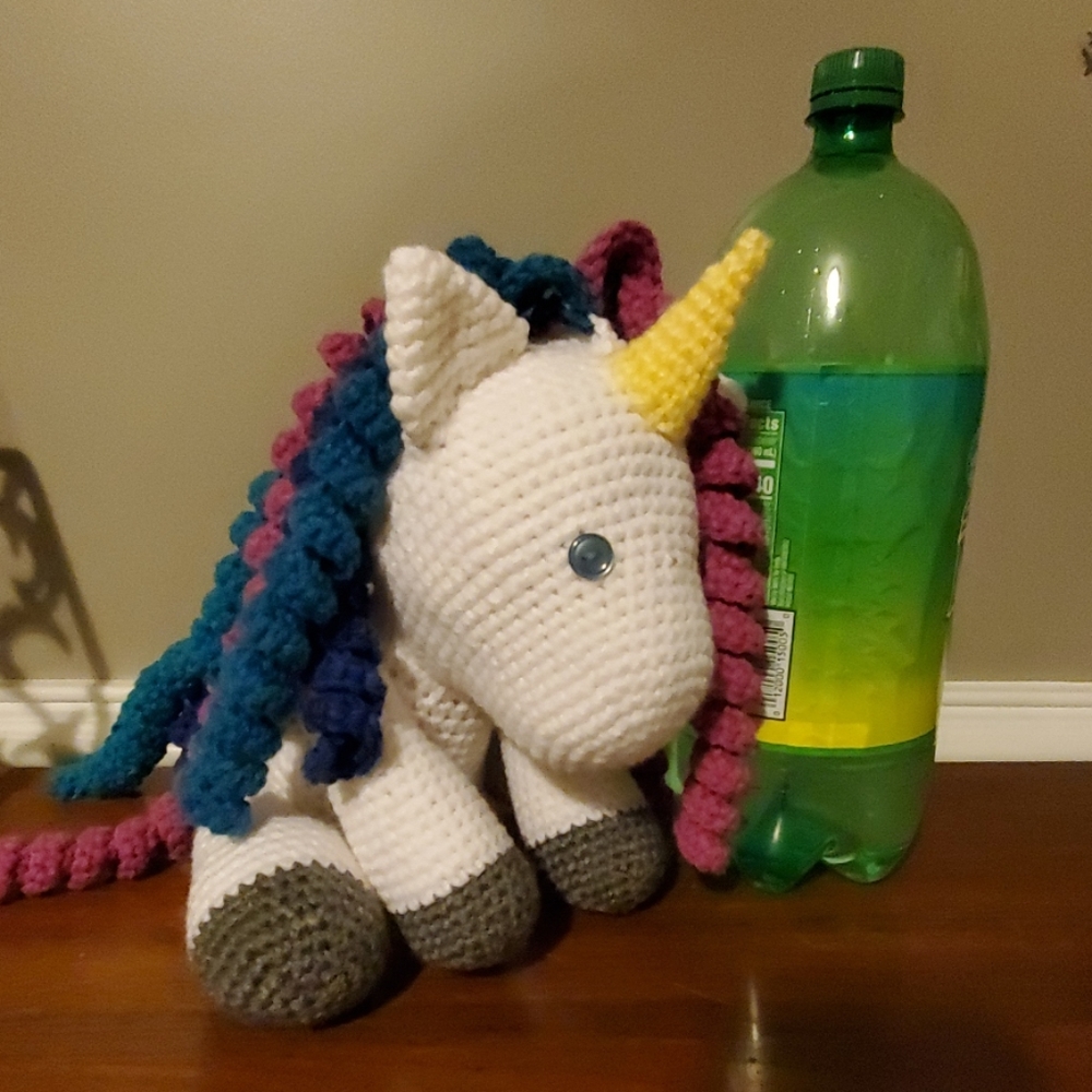 Crochet unicorn - Picture 3 of 3
